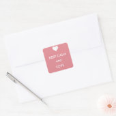 Sticker pour l'amour et le calme (Enveloppe)