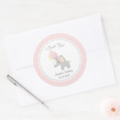 Sticker pour l'anniversaire de l'éléphant mignon (Enveloppe)