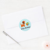 Sticker pour l'anniversaire des chiots (Enveloppe)