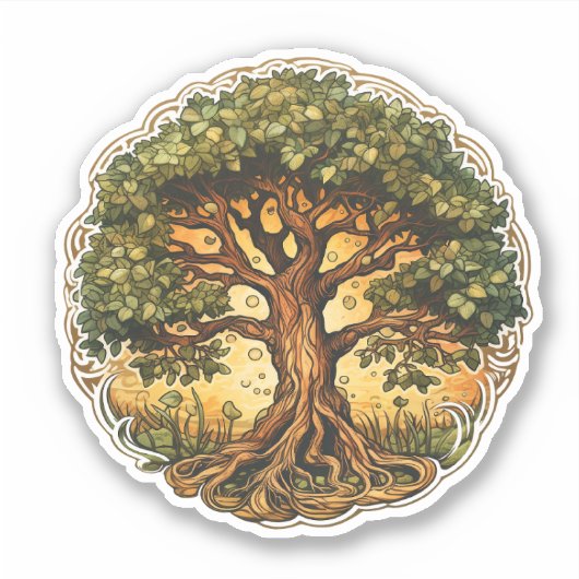 Sticker pour l'arbre de vie (Devant)