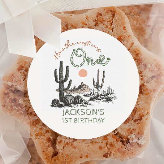 Sticker pour le 1er anniversaire de Desert Western
