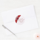 Sticker pour le 40e anniversaire du Mariage (Enveloppe)