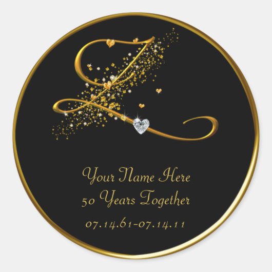 Sticker pour le 50e anniversaire du Monogramme noi (Devant)