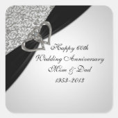 Sticker pour le 60e anniversaire du Mariage (Devant)