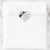 Sticker pour le 60e anniversaire du Mariage Damask (Sac)