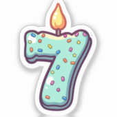 Sticker pour le 7e anniversaire (Recto)