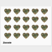 Sticker pour le coeur de mauvaises herbes (Feuille)