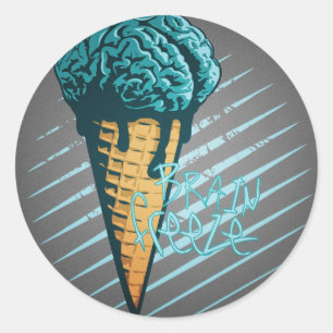 Sticker pour le gel du cerveau