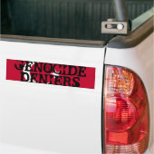 Sticker pour le génocide Deniers Bumper (Sur camion)