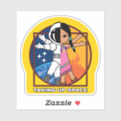 Sticker pour le logo de l'espace (Feuille)