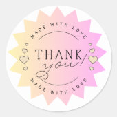 Sticker pour le Merci des petites entreprises (Devant)