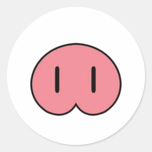 Sticker pour le museau de porc (Devant)