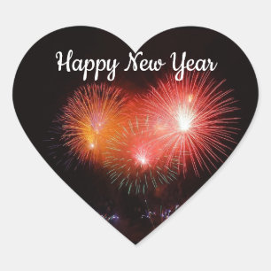 Sticker pour le Nouvel An Fireworks