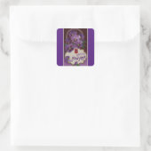Sticker pour le Nouvel An jolie violet (Sac)