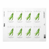 Sticker pour le paquet de semences | Étiquette de  (Feuille entière)