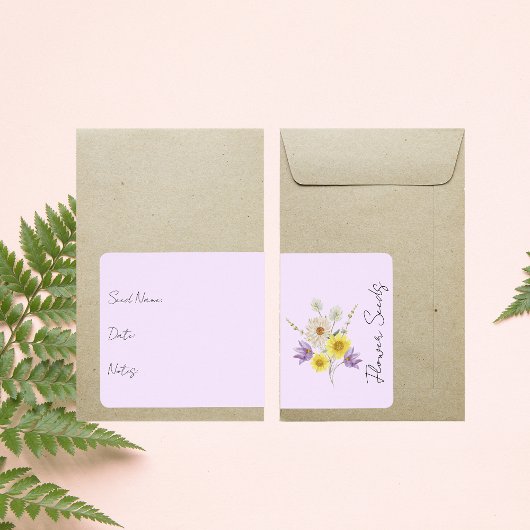 Sticker pour le paquet de semences | Étiquette de
