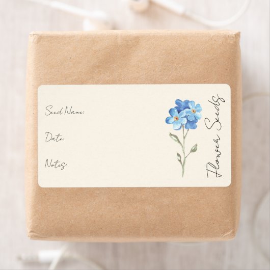 Sticker pour le paquet de semences | Étiquette de  (En situation)