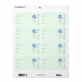 Sticker pour le paquet de semences | Étiquette de (Feuille entière)