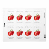 Sticker pour le paquet de semences | Étiquette de (Feuille entière)