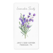 Sticker pour le paquet de semences | Lavender Seed (Devant)