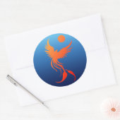 Sticker pour le Phoenix en flammes (Enveloppe)