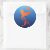 Sticker pour le Phoenix en flammes (Sac)