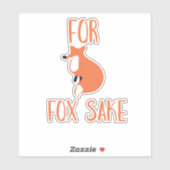 Sticker Pour le renard (Feuille)