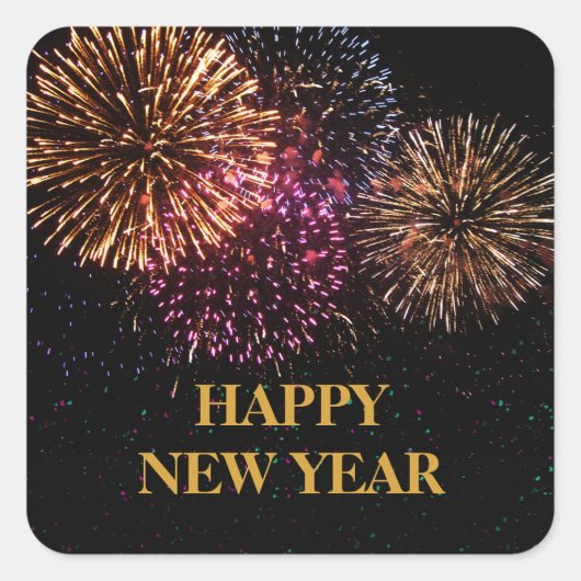 Sticker pour le réveillon du Nouvel An (Devant)