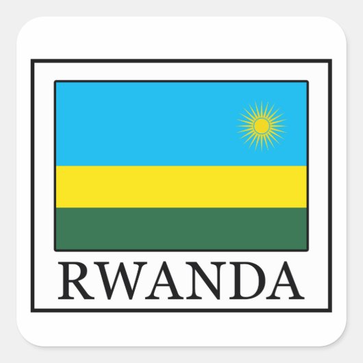 sticker pour le Rwanda (Devant)