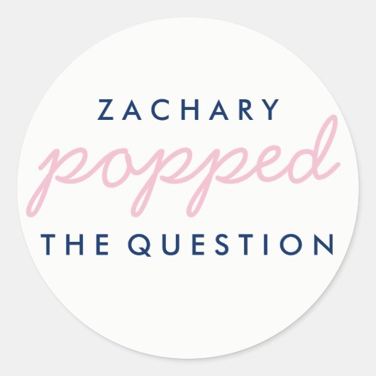 Sticker pour le sac de bienvenue Popcorn à la ques (Devant)