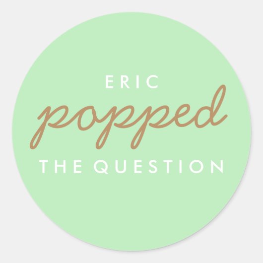 Sticker pour le sac de bienvenue Popcorn à la ques (Devant)