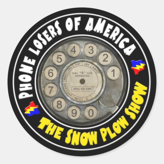 Sticker pour le spectacle de neige (Devant)