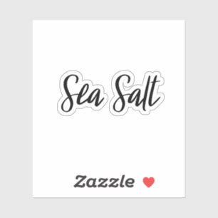 Sticker pour le stockage du sel marin