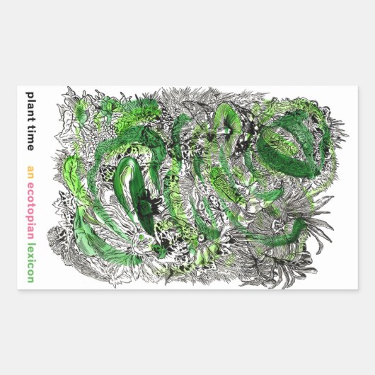 Sticker pour le temps Plante (par Nikki Lindt) (Devant)