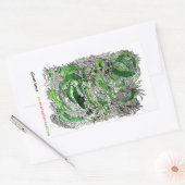 Sticker pour le temps Plante (par Nikki Lindt) (Enveloppe)