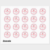 Sticker pour le topper cerise sur le Baby shower s (Feuille)