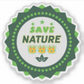 Sticker pour le vinyle de la nature (Devant)