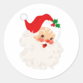 Sticker pour l'enveloppe de Noël de Père Noël (Devant)