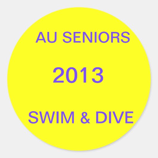 Sticker pour les aînés AU (Devant)