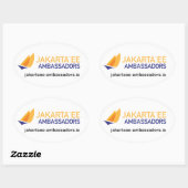 Sticker pour les ambassadeurs de Jakarta EE (Feuille)