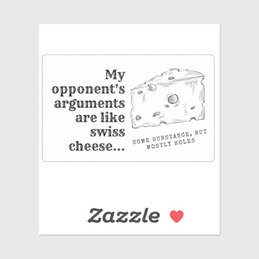 Sticker pour les débats (Feuille)