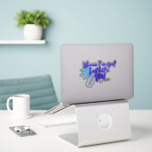 Sticker pour les écritures (Ordinateur portable sur le bureau)