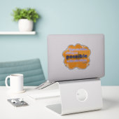 Sticker pour les écritures (Ordinateur portable sur le bureau)