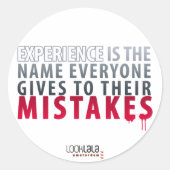 Sticker pour les erreurs d'expérience (Devant)