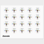 Sticker pour les étiquettes Black Sheepadoodle Fav (Feuille)