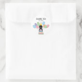 Sticker pour les étiquettes Black Sheepadoodle Fav (Sac)