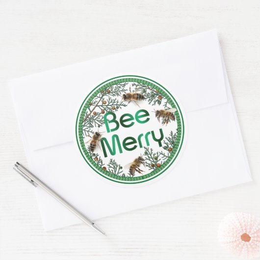 Sticker pour les fêtes d'abeille (Enveloppe)