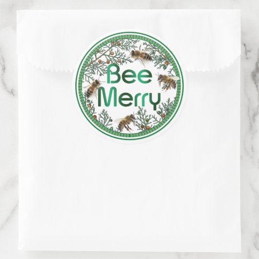 Sticker pour les fêtes d'abeille (Sac)