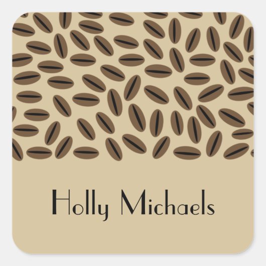 Sticker pour les haricots de café (Devant)