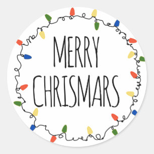 Sticker pour les lumières de Noël
